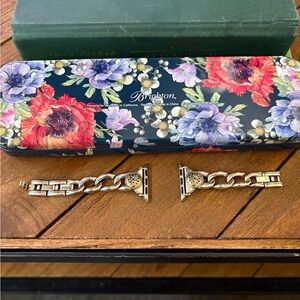 Brighton Interlok Noir Two Tone Apple Watch Band